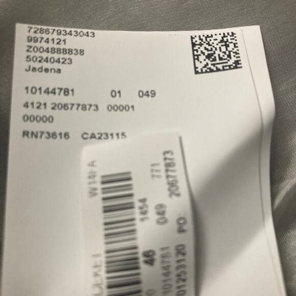 Boss Hugo Boss Jadena Blazer Size 14 Gray 2 Button - Picture 8 of 15